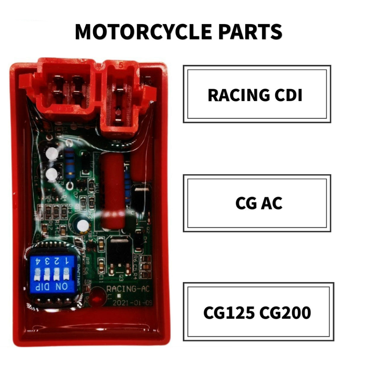Racing Cdi 6 Pin Racing Cdi Unit AC Racing Cdi 250cc 200cc 150cc 125cc ...